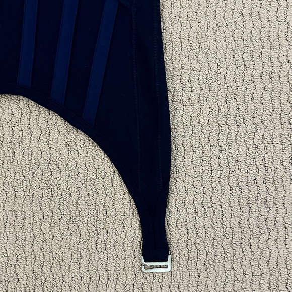 Unisex Dion Lee Navy Corset-Style Tank Top - Picture 6 of 15